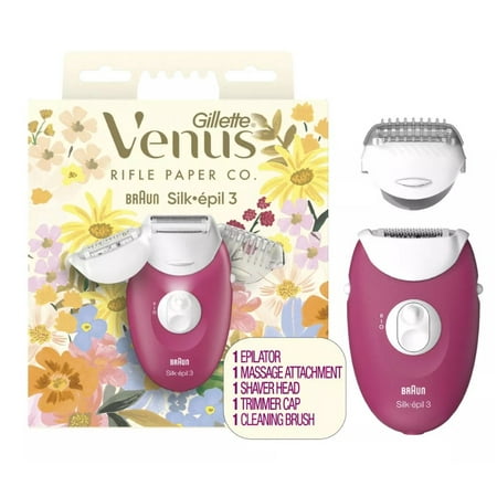 Rifle Paper Co. + Venus Epilator with Shaver & Trimmer Attachments