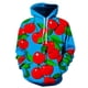 thumbnail image 5 of Nueva sudadera con capucha divertida con estampado de cerezas, moda de otoño, ropa deportiva con patrón de frutas, diseño informal y holgado, sudadera con capucha de calle para hombre 2024, 5 of 5