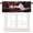 Fourrure-Brun-9, variante sur Cantonnière de Cuisine Imprimé Vache, Noir et Blanc, Décoration Maison, Draperies Courtes, Salon, Chambre, Café, Poche de Tringle, Traitement de Fenêtre, 1 Panneau, 54 Pouces L x 18 Pouces H