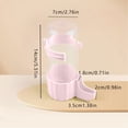 thumbnail image 2 of Bird Waterer Feeder, Automatic Hanging Water Dispenser for Bird Cage, Thickened No-Drip Water Bottle for Parakeets Budgies Cockatiels, Pet Supplies, Pink, 2 of 5