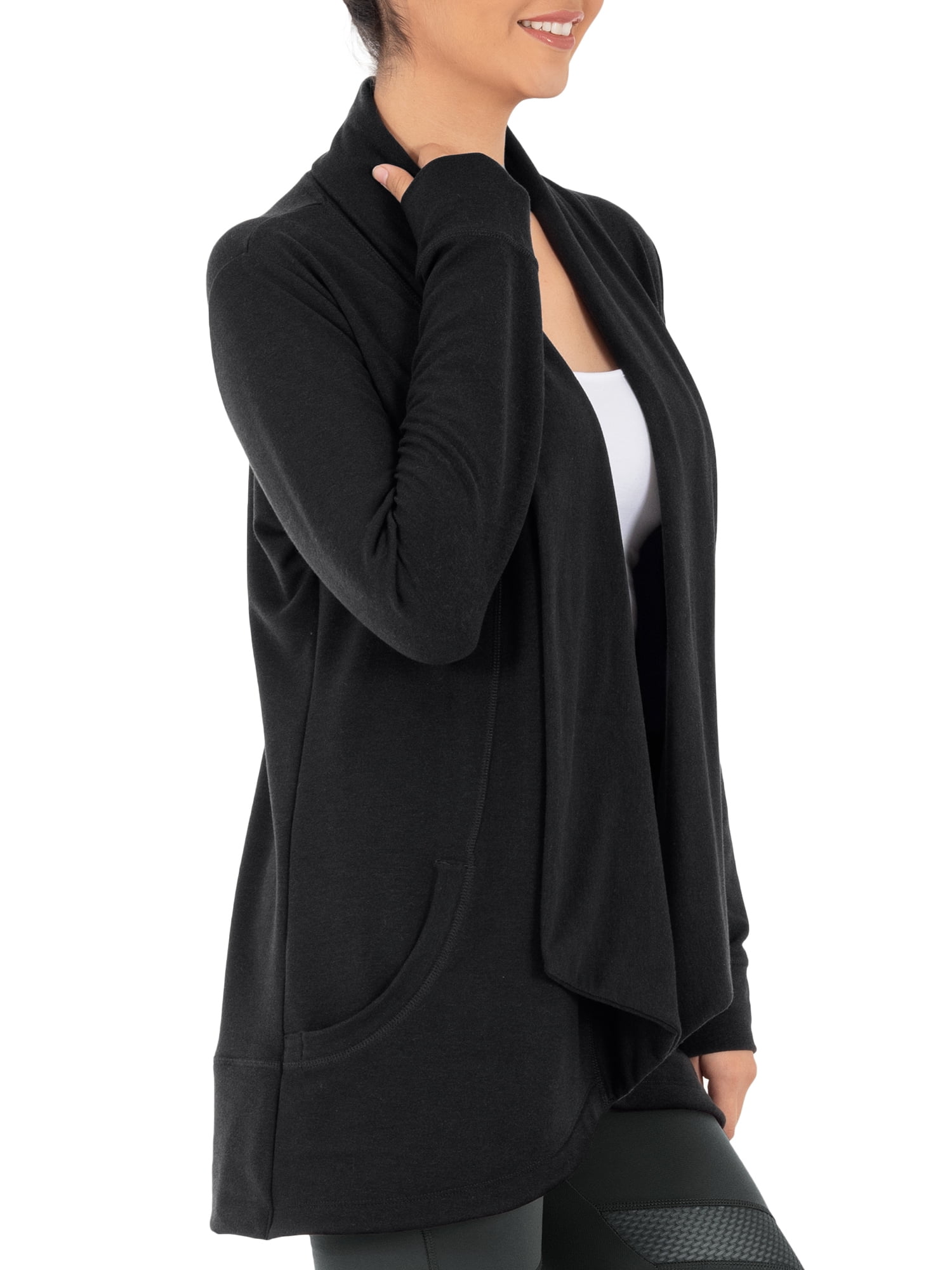 Athletic Works Women's Athleisure French Terry Cardigan