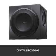 Logitech Z906 5.1-Channel 500W Dolby Surround Subwoofer, Black