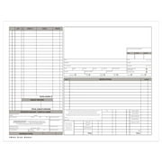 Auto Repair Check 3-Part Carbonless Invoice Form Pad / 50 Sets / 8.5" x 11" Carbon Copy Mechanic Purchase Sales Receipt Book