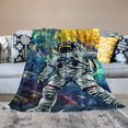 thumbnail image 2 of BCIIG Space Suit Warm Lightweight Blanket Soft Fleece Blankets Throw Blanket for All Seasons, Excellent Hand Feel Blanket for All Seasons 60x80in, 2 of 6