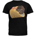 thumbnail image 1 of Taco Pug Black Youth T-Shirt, 1 of 1