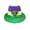A, variant on Lilgiuy Mardi Gras Fedora Hat, Mardi Gras Costumes Accessory, Carnival Golden Purple Green Glitter Style Mardi Gras Sequin Hat, Dress-Up Costume Accessory for Festival Costume Role Play