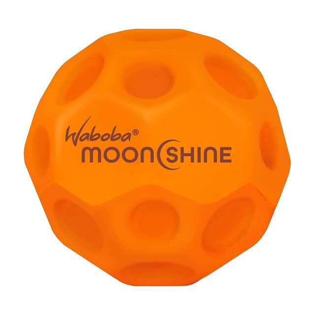 Bola hinchable Waboba Moonshine Moon Ball con luz naranja