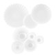 thumbnail image 1 of Dollhouse Miniatures Mini Tableware for Decor Use 8Pcs Transparent PVC Set, 1 of 5