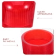 thumbnail image 3 of unbranded 10Ud Cubierta Plástica Roja Para Luz De Advertencia Con Resistencia Para Uso En Vehículos Y, 3 of 6