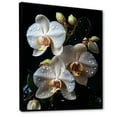 thumbnail image 2 of Designart "Elegant Petals Of White Orchids I" Orchids Floater Framed Wall Decor, 2 of 5