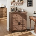 thumbnail image 3 of 3-Tiers Farmhouse Storage Cabine , Adjustable Shelf with 7 Gears, Rustic Kitchen & Dining Room Organizer, 3 of 6