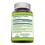 Herbal Secrets White Willow 400 Mg per Serving 180 Veggie Capsules Supplement | Non-GMO | Gluten Free | Made in USA