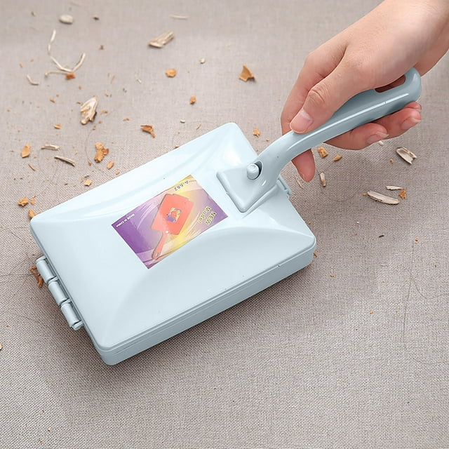 PRETXORVE Brosse à Charpie à Rouleau, Brosse à Charpie à Double Rouleau avec Poignée de Bac de Rangement, Convient au Sofa, au Lit, au Tapis