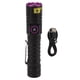 thumbnail image 1 of Linterna UV de luz negra de 365nm, linterna LED de mano de luz negra para manchas de orina de mascotas, rocas, dinero, curado de resina, 1 of 5
