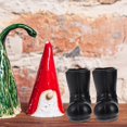thumbnail image 5 of Mini zapatos de Papá Noel, 7 pares de botas de Papá Noel, modelo de mini zapatos de Papá Noel de 1,18 pulgadas, juguetes de zapatos de gnomo, 5 of 5