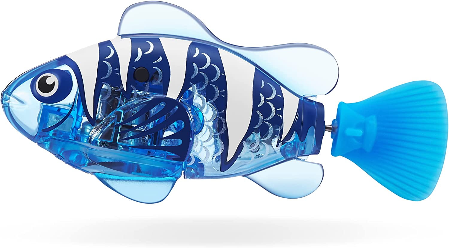 Zuru Robo Alive Robo Fish Changes Color Robotic Swimming Fish Water Activated Series 3, Blue