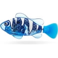 thumbnail image 4 of Zuru Robo Alive Robo Fish Changes Color Robotic Swimming Fish Water Activated Series 3, Blue, 4 of 11
