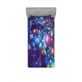 thumbnail image 2 of Christmas Bedding Set with Sheet & Covers, Happy New Year Party Celebrations Swirling Ornaments and Balls Print, Printed Bedroom Decor 2 Shams, 4 Sizes, Multicolor, by Ambesonne, 2 of 3