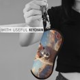 thumbnail image 5 of Bingfone Fluffy Alpaca Mountain Meadow Print Sunglasses Case Portable Travel Zipper Eyeglasses Case With Hook, 5 of 6