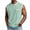04# Green, variant on IhhxPro Men's Waffle Knit Tank Top with Pockets Button Front Sleeveless Shirt Casual Summer Beach Workout Lightweight Cotton Loose Fit Henley Style S-5XL