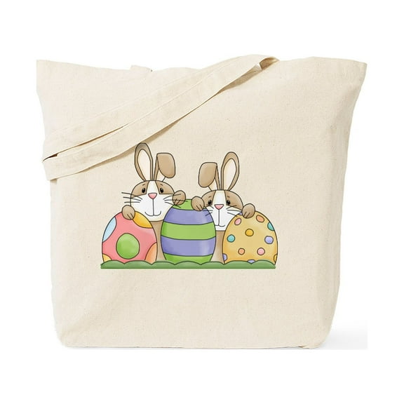 CafePress - Easter Bunny Inside Easter Egg Tote Bag - Unisex Canvas Tote Bag, Beige, 1-Piece