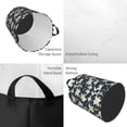 thumbnail image 2 of Balery Lilies Flowers Cesta de ropa redonda con asas, impermeable, independiente, para ropa, juguetes, dormitorio y familia-Small, 2 of 6
