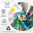 thumbnail image 3 of pipaio 72x72 Inch Happy Easter Shower Curtain for Bathroom Cute Rabbit Colorful Eggs Floral Grass Holy Cross Truck Shower Curtain Home Bathroom Decor Waterproof Polyester Fabric with 12 Hooks, 3 of 6
