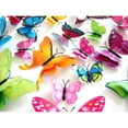 thumbnail image 4 of JilgTeok 2 Packs 12pcs Butterfly Wall Stickers Home Decor Room Decorations for Walls Doors Windows Kids Nursery Bedroom Living Room DIY Decals PVC Stickers, 4 of 5
