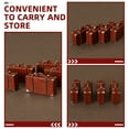 thumbnail image 3 of COMPUKAS Brown Resin Dollhouse Suitcase Set 6pcs Miniature Photo Props for Doll Accessories, 3 of 8