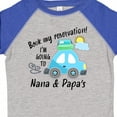 thumbnail image 4 of Inktastic Book My Reservation I'm Going to Nana and Papa's Boys or Girls Toddler T-Shirt, 4 of 5