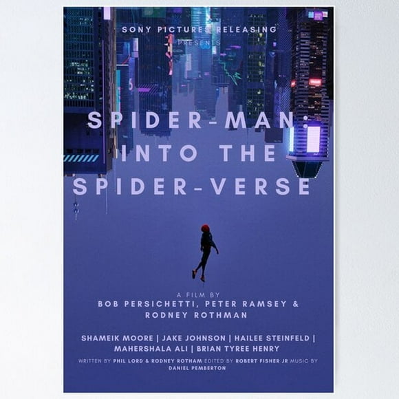 A NEW INTO THE SPIDER-VERSE POSTER Poster