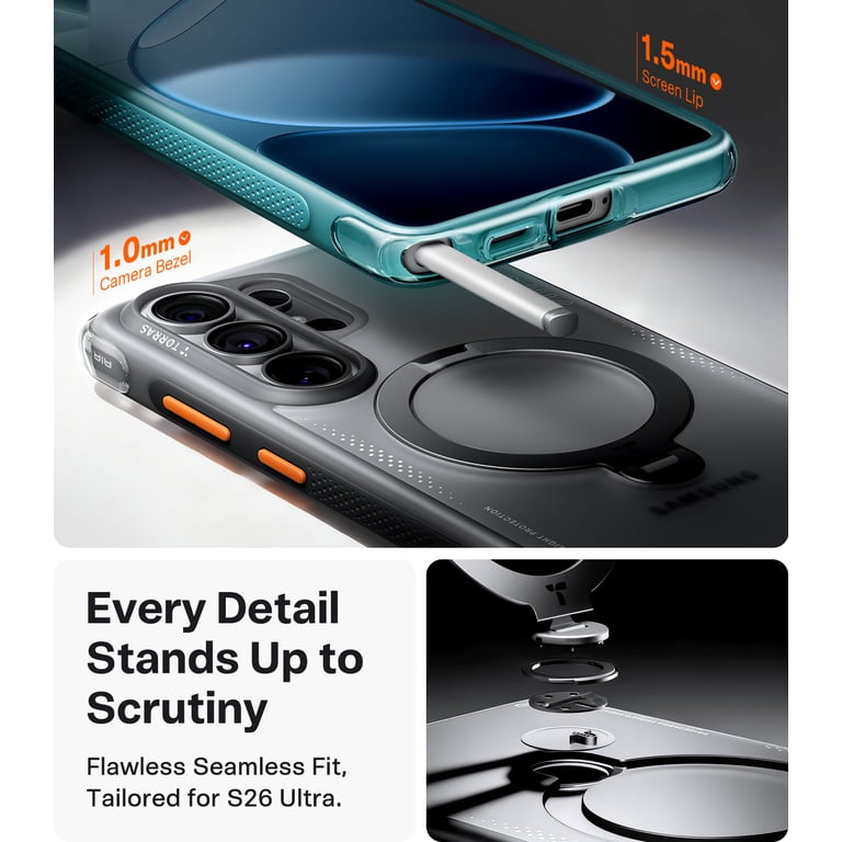 TORRAS Q3 Air Case for Samsung Galaxy S26 Ultra with Magnetic