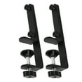 thumbnail image 3 of MOVTOTOP 2pcs Pegboard Desk Bracket Pegboard Table Mount Desktop Connector Shield Holder Desk Shelf Clamp Support Pegboard Installing Tool For Garage Kitchen Home Office Black, 3 of 7