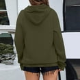 thumbnail image 2 of Cilsoka Womens Oversized Hoodie Zip White Sweatshirt Women Oversized Pullover Sweatshirts for Women Bulk White Tops for Women Fall Winter My Orders past Orders, 2 of 6