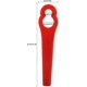 thumbnail image 5 of 100 piezas de cuchillas de plástico de repuesto para cortadora de bordes, cortadora de cuchillas, kit de piezas de motor para Frt18a Frt18a1 Art 46155 Frt20a1, accesorio, 5 of 5