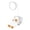 B, variant on SeekLGT Lying Down Duck Night Light USB Rechargeable LED Desk Lamp Cute Silicone Bedside Lamp Portable Reading Light for Bedroom