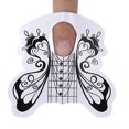 thumbnail image 1 of 100 pcs Oval Nail Shape Manicure Glue Tool Acrylic UV Extension Nail Gel Tips, 1 of 4