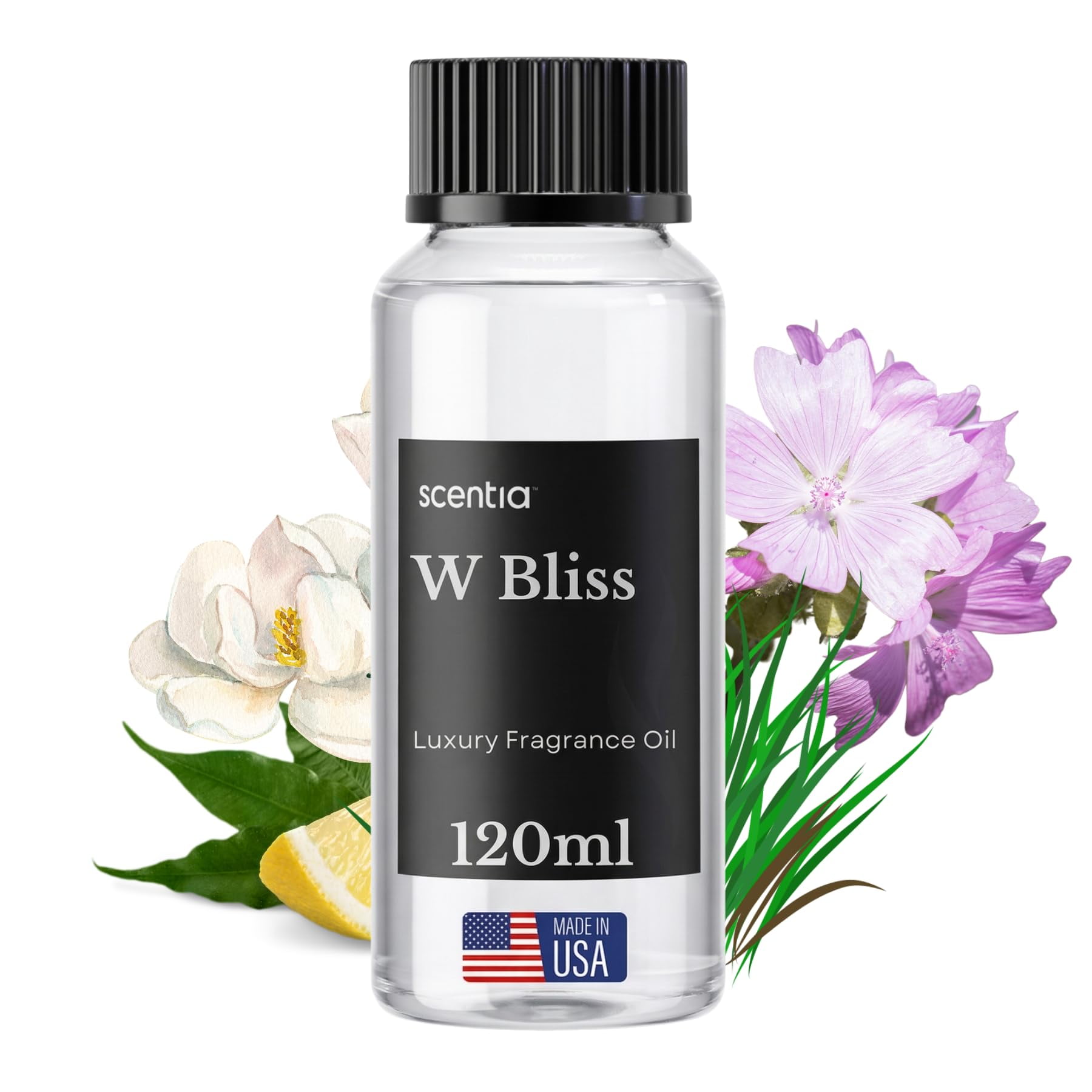 Scentia W Bliss (W Magic) Diffuser Oil Refill – Hotel Fragrance Oil Inspired by W Hotel – 120 mL 4.06 fl oz