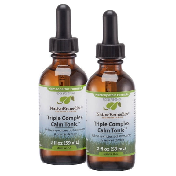 NativeRemedies Triple Complex Calm Tonic 2 Pack