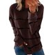 thumbnail image 1 of Camiseta de manga larga con cuello redondo para mujer a la moda, blusa suelta con estampado de verano Fridja hj1009, 1 of 6
