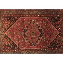 Ahgly Company Indoor Rectangle Persian Brown Traditional Area Rugs, 8' x 10'