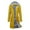 Yellow, variant on Fesfesfes Coat for Women Solid Rain Jacket Outdoor Jackets Waterproof Hooded Raincoat Windproof
