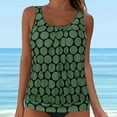 thumbnail image 2 of Linfrsh Tankini Swimsuits for Women Trendy Swim Tops Women Top Only Modest Bathing Suit Top Swimwear Plus Size AG,4XL, 2 of 7