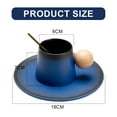 thumbnail image 2 of 200ml coffee cup, coffee cup set with saucer, suitable for family coffee shop party.-200ml, 2 of 5