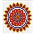 thumbnail image 3 of Ambesonne Mandala Shower Curtain, Summer Flowers Joy Art, 69"Wx84"L, Multicolor, 3 of 3