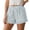 Light Blue#9527, variant on BOOMNY Womens Pajamas Shorts Elastic Wasit Baggy Pjs Shorts For Women Plaid Lightweight Loose Fit Homewear Loungewear Bottoms