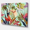 thumbnail image 3 of Designart ' VIntage Tropical Flowers II ' Tropical Canvas Wall Art Print, 3 of 4