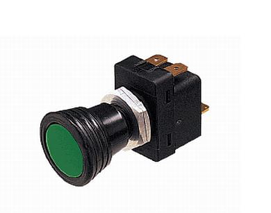 HELLA 004778001 Illuminated On/Off SPST Push/Pull Switch With 3 Interchangeable Lenses 