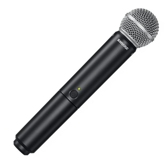 Micrófono BLX2/SM58 Shure Inalámbrico, 1 Canal con Cápsula Integrada Shure Hasta 14 hrs de Uso