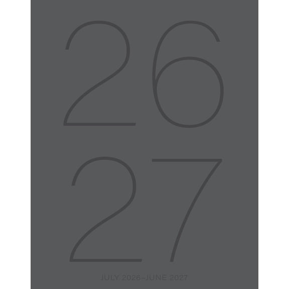 2026-2027 Willow Creek 7.5" x 9.5" Academic Weekly & Monthly Planner, Gray (65921)